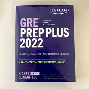 2022 GRE Prep Plus Workbook - NEW!